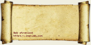 Hana Rakić vizit kartica